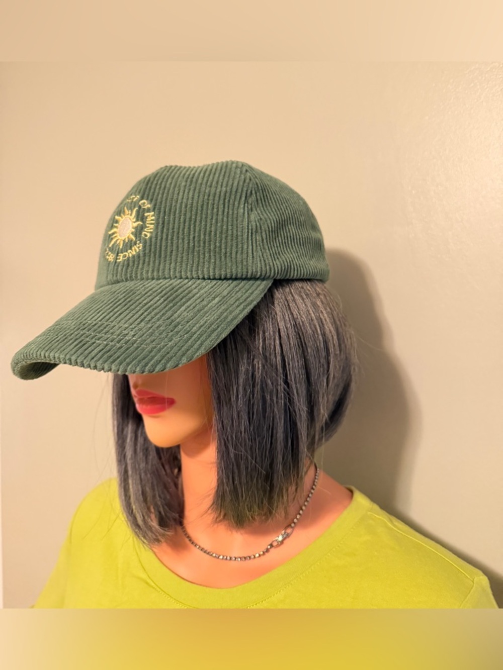 Billabong Sage Green Corduroy Sun Cap - Picture 3 of 11
